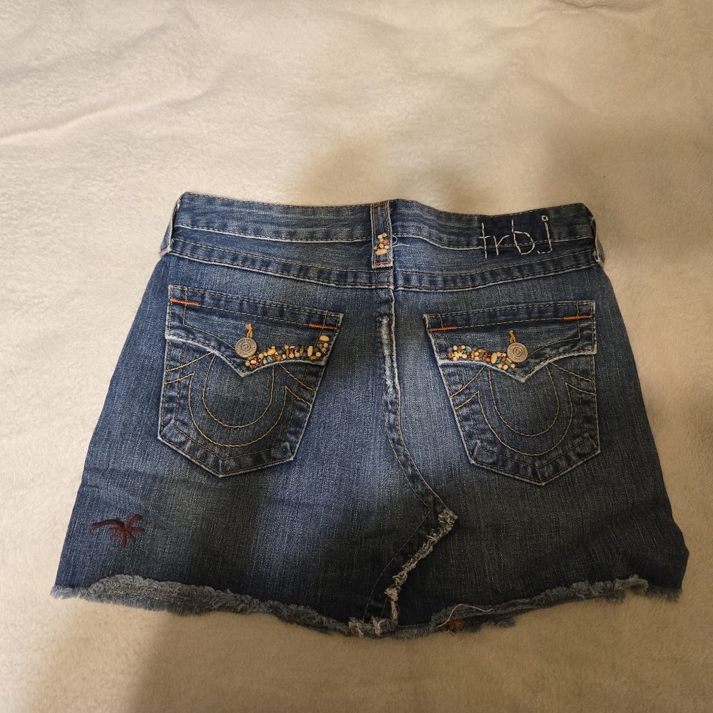 True Religion Jean skirt